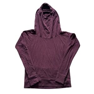 Lululemon Pullover Hoodie Womens 10 Purple Lightweight Scuba Long Sleeve Yoga